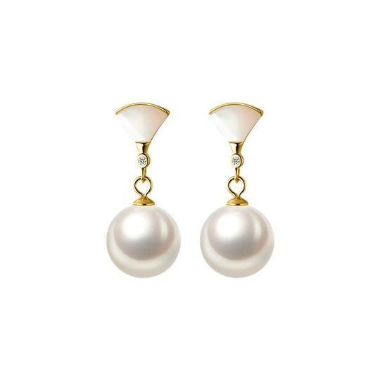 Süßwasserperlenohrringe