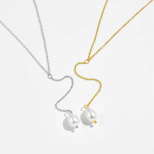 Hochglänzende Perlenkette