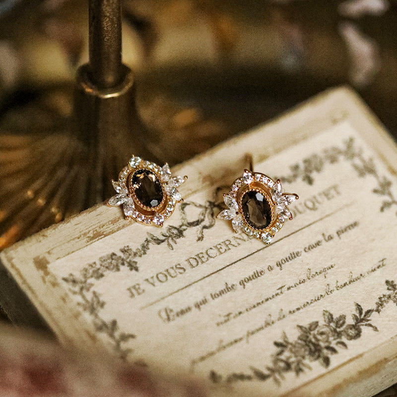 Vintage Tiara Ohrringe aus Sterlingsilber