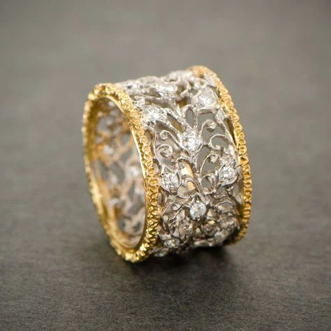 Zena - Vintage Zirkonia Efeu Ring